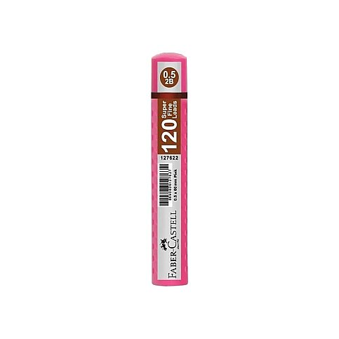 FABER-CASTELL GRİP KALEM UCU 0.5 2B 60mm PEMBE (5090127622) - 1