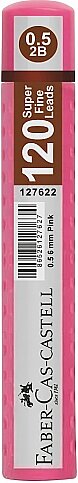 FABER-CASTELL GRİP KALEM UCU 0.5 2B 60mm PEMBE (5090127622) - 1
