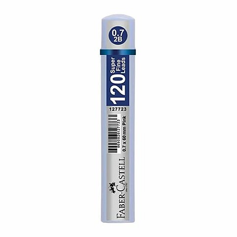 FABER-CASTELL GRİP KALEM UCU 0.7 2B 60mm AÇIK MAVİ (5090127724) - 1