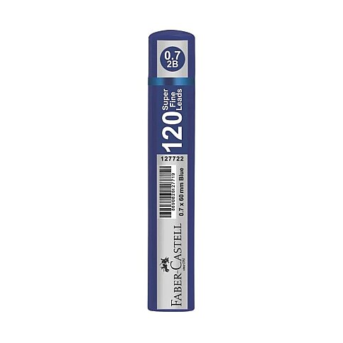 FABER-CASTELL GRİP KALEM UCU 0.7 2B 60mm MAVİ (5090127722) - 1