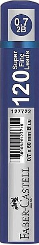 FABER-CASTELL GRİP KALEM UCU 0.7 2B 60mm MAVİ (5090127722) - 1