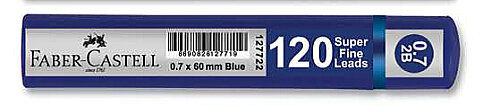 FABER-CASTELL GRİP KALEM UCU 0.7 2B 60mm MAVİ (5090127722) - 1