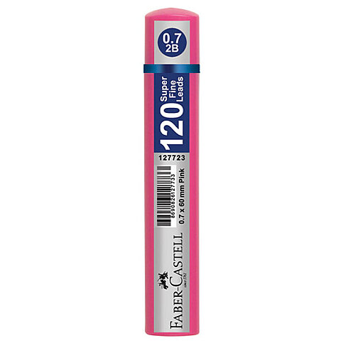 FABER-CASTELL GRİP KALEM UCU 0.7 2B 60mm PEMBE (5090127723) - 1
