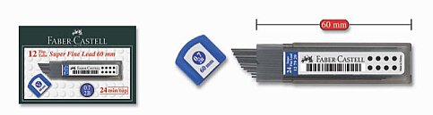FABER-CASTELL KALEM UCU 0.7 2B 60mm (5090127920) - 1