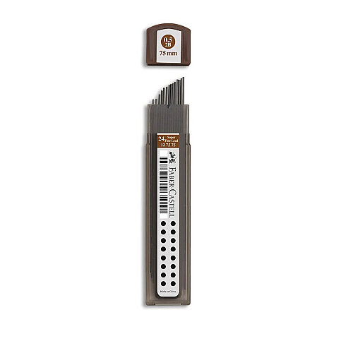 FABER-CASTELL SÜPER FİNE KALEM UCU 0.5 2B 75mm (5090127575) - 1