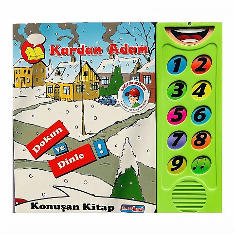 EKİCİ YAYINLARI DOKUN VE DİNLE KARDAN ADAM SESLİ KİTAP-UĞUR KÖSE - 1