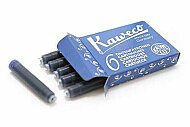 KAWECO 256 DOLMA KALEM KARTUŞU MAVİ 6LI - KAWECO