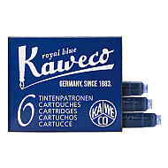KAWECO 256 DOLMA KALEM KARTUŞU MAVİ 6LI - KAWECO