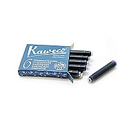 KAWECO 258 DOLMA KALEM KARTUŞU MAVİ-SİYAH 6LI - KAWECO