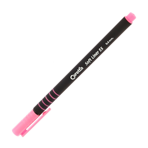 Caretta C-55-16-T Soft Liner Keçeli Kalem 0.4 Açık Pembe - 1