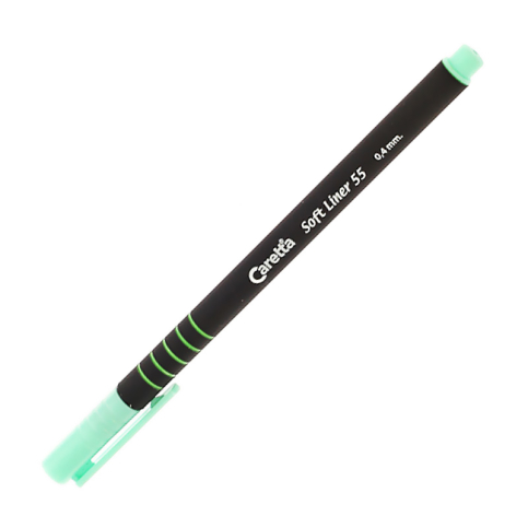 Caretta C-55-18-T Soft Liner Keçeli Kalem 0.4 Açık Yeşil - 1