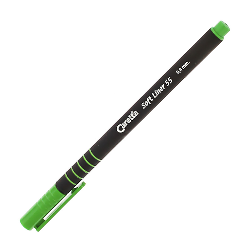 Caretta 55-04 Soft Liner Keçeli Kalem 0.4 Yeşil