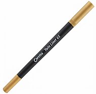 CARETTA C-65-61-T ÇİFT UÇLU KEÇELİ KALEM 0.4-1mm ALTIN - CARETTA