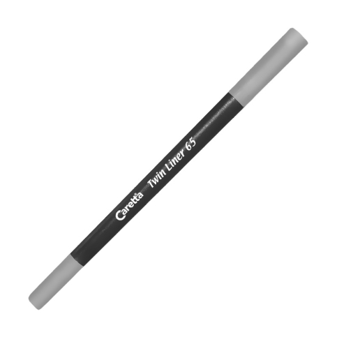 Caretta C-65-15-T Çift Uçlu Keçeli Kalem 0.4-1mm Gri - 1