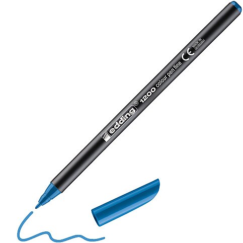 EDDİNG 1200 GRAFİK KALEMİ AÇIK MAVİ - 1
