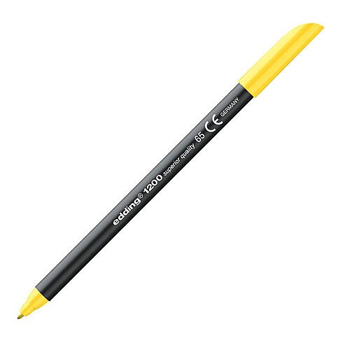EDDİNG 1200 GRAFİK KALEMİ FOSFORLU SARI - 1