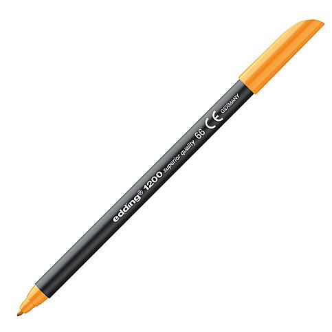 EDDİNG 1200 GRAFİK KALEMİ FOSFORLU TURUNCU - 1