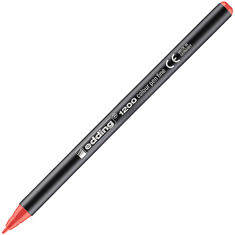 EDDİNG 1200 GRAFİK KALEMİ KIRMIZI - 1
