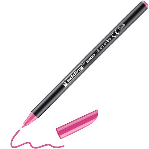 EDDİNG 1200 GRAFİK KALEMİ PEMBE - 1