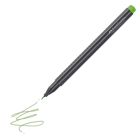 FABER-CASTELL GRİP FİNEPEN 0.4mm KEÇE UÇ ÇİM YEŞİLİ (5020151666) - 1