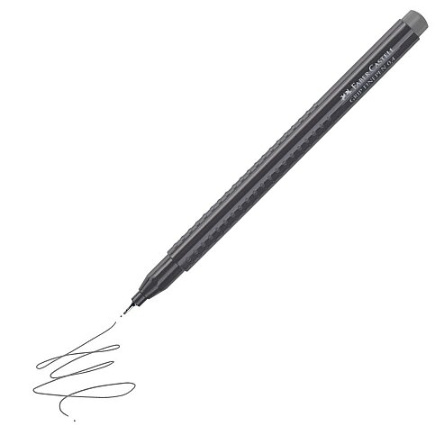FABER-CASTELL GRİP FİNEPEN 0.4mm KEÇE UÇ GRİ (5020151672) - 1