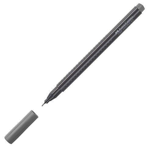 FABER-CASTELL GRİP FİNEPEN 0.4mm KEÇE UÇ GRİ (5020151672) - 2