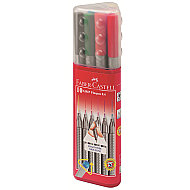 FABER-CASTELL GRİP FİNEPEN 0.4mm KEÇE UÇ 10 RENK PLASTİK KUTU (5020151611) - FABER-CASTELL