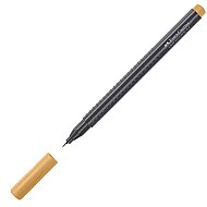 FABER-CASTELL GRİP FİNEPEN 0.4mm KEÇE UÇ KROM SARISI (5020151606) - FABER-CASTELL (1)