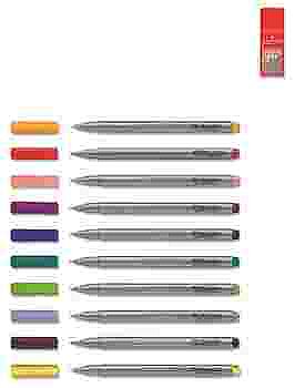 FABER-CASTELL GRİP FİNEPEN 0.4mm KEÇE UÇ SİYAH (5020151699) - 1