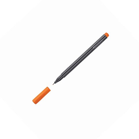 FABER-CASTELL GRİP FİNEPEN 0.4mm KEÇE UÇ TURUNCU (5020151615) - 1
