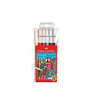 FABER-CASTELL KEÇELİ KALEM 6 RENK (5067155106) - FABER-CASTELL