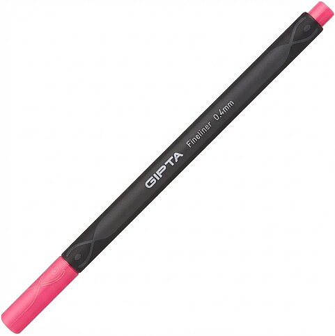 GIPTA K600026 FİNELİNER KEÇE UÇLU KALEM 0.4mm PEMBE (K600026-5001) - 1