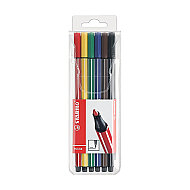 Stabilo 6806-Pl Pen Keçe Uçlu Kalem 6 Renk Poşet (51002548) - 2