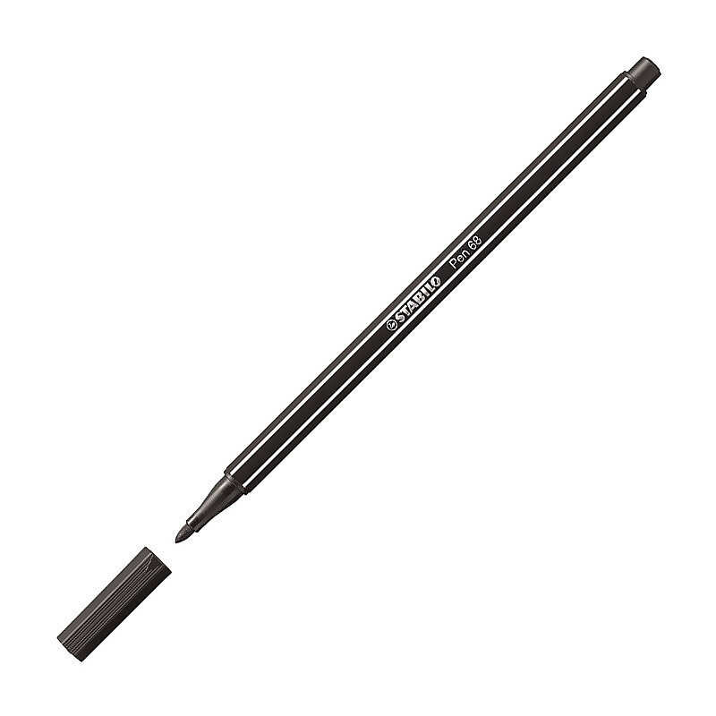STABİLO 68-96 PEN KEÇE UÇLU KALEM KOYU GRİ (51002540)