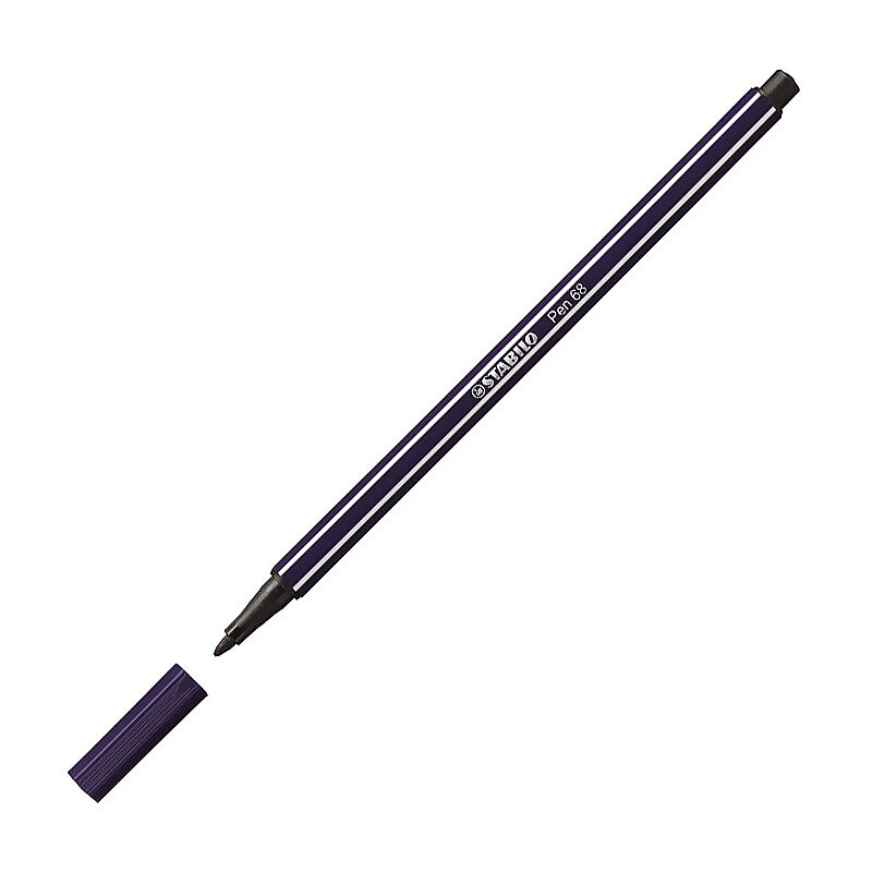 STABİLO 68-98 PEN KEÇE UÇLU KALEM MAVİ-SİYAH (51002492)