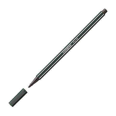 Stabilo 68-63 Pen Keçe Uçlu Kalem Zeytin Yeşili (51002493) - 3