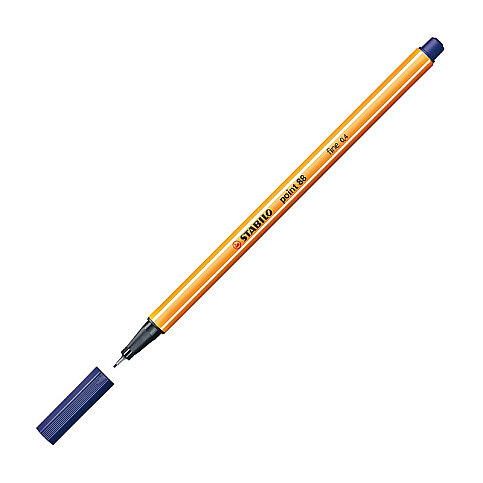STABİLO 88-22 POİNT FİNELİNER KEÇE UÇLU KALEM 0.4mm GECE MAVİSİ (51002568) - 2