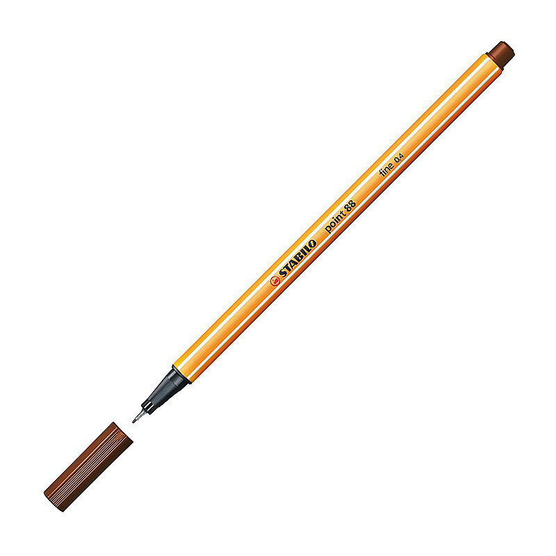 STABİLO 88-45 POİNT FİNELİNER KEÇE UÇLU KALEM 0.4mm KAHVE (51002566)