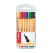 Stabilo 88 Point Fineliner Keçe Uçlu Kalem 0.4Mm 10 Renk (8810-77) - STABİLO