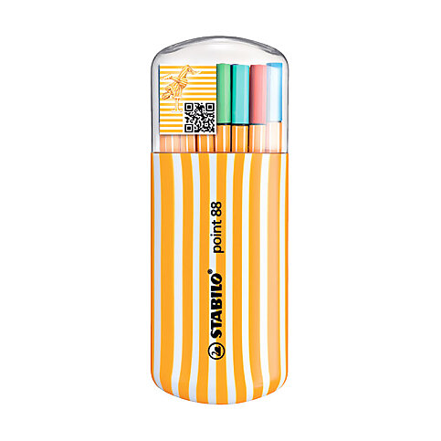 Stabilo 8820-02 Point Fineliner Keçe Uçlu Kalem Zebrui 20 Renk (51002490) - 2