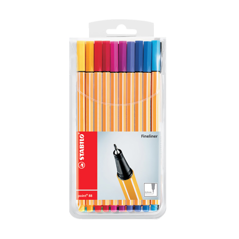 Stabilo 88 Point Fineliner Keçe Uçlu Kalem 0.4Mm 20 Renk (8820-77) - 1