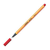 STABİLO 88-40 POİNT FİNELİNER KEÇE UÇLU KALEM 0.4mm KIRMIZI (51002604) - STABİLO