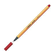 Stabilo 88-50 Point Fineliner Keçe Uçlu Kalem 0.4mm Koyu Kırmızı (51002593) - STABİLO (1)