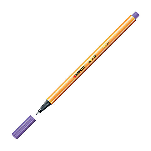 STABİLO 88-55 POİNT FİNELİNER KEÇE UÇLU KALEM 0.4mm MOR (51002600) - 2