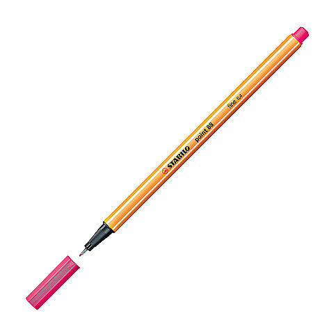 STABİLO 88-56 POİNT FİNELİNER KEÇE UÇLU KALEM 0.4mm GÜL PEMBE (51002603) - 3