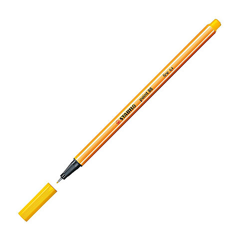 STABİLO 88-44 POİNT FİNELİNER KEÇE UÇLU KALEM 0.4mm SARI (51002574) - 2