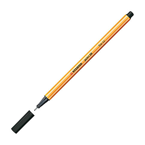 STABİLO 88-46S POİNT FİNELİNER KEÇE UÇLU KALEM 0.4mm SİYAH (51002606) - 3