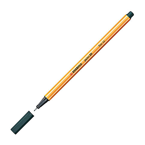 STABİLO 88-63 POİNT FİNELİNER KEÇE UÇLU KALEM 0.4mm ZEYTİN YEŞİLİ (51002569) - 2