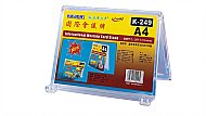 KEJEA K-249 V TİP YATAY AFİŞ TAŞIYICI 210x297mm BEYAZ (15307197) - KEJEA
