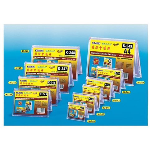 Kejea K-249 V Tip Yatay Afiş Taşıyıcı 210X297Mm Beyaz (15307197) - 1